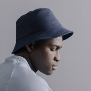 A man wearing a hat and a hat hat